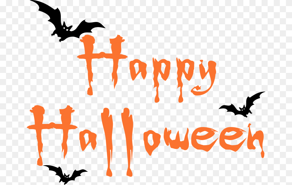 Happy Halloween Clipart Transparent, Text, Light Free Png
