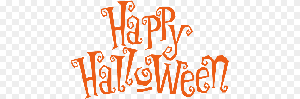 Happy Halloween Festive Orange Happy Halloween Orange, Text, Alphabet Free Png Download