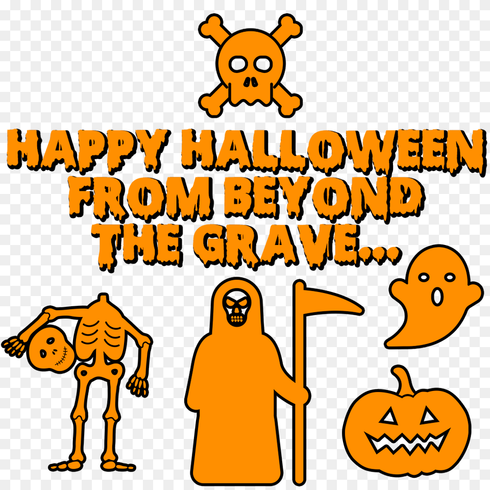 Happy Halloween From Beyond The Grave, Adult, Person, Woman, Female Free Png Download