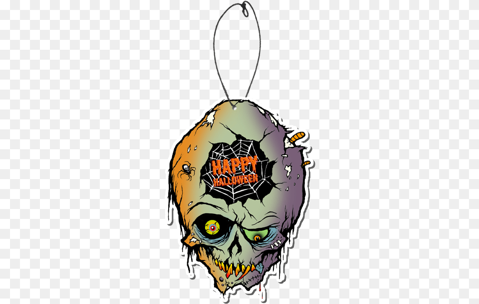 Happy Halloween Head Scare Freshner Illustration, Accessories, Person, Art Free Png