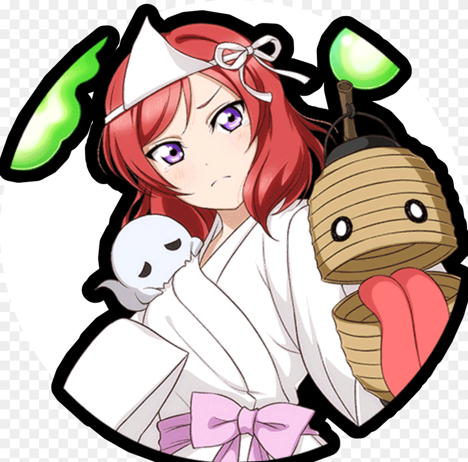 Happy Halloween Maki Nishikino Nozomi Tojo Nozomaki Sad Maki Nishikino Render, Book, Comics, Publication, Person Free Png Download