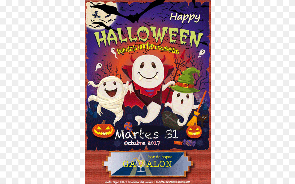 Happy Halloween Notebook, Advertisement, Poster Free Png Download