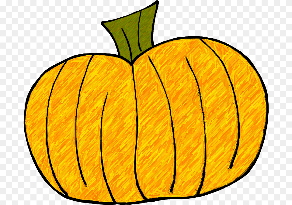 Happy Halloween Pumpkin Clipart Images 3 Clipartix Doodle Pumpkin Clipart, Food, Fruit, Plant, Produce Free Png