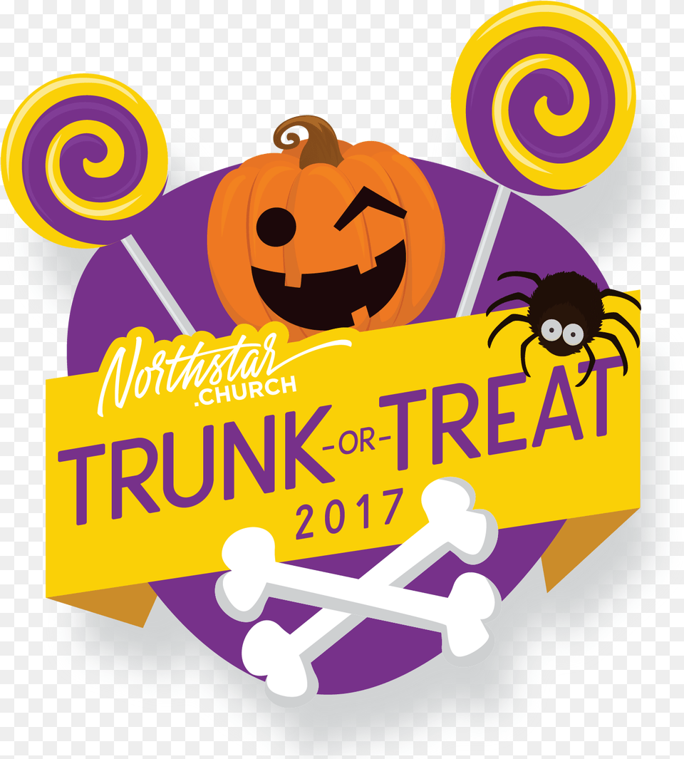 Happy Halloween Pumpkin Trunk Or Treat Logos, Advertisement, Poster, Animal, Invertebrate Png