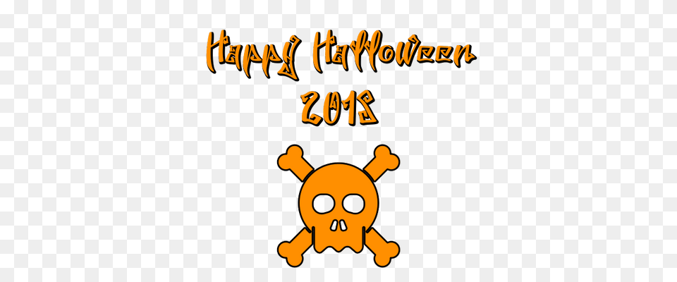 Happy Halloween Scary Font Smiling Pumpkin Transparent, Book, Publication, Text Free Png