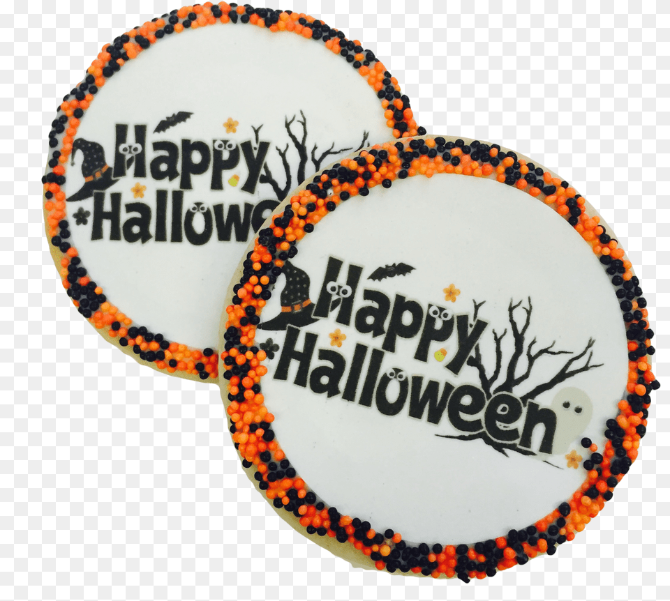 Happy Halloween Sugar Cookies With Nonpareils Happy Halloween Sugar Cookies, Key, Appliance, Blow Dryer, Device Free Png