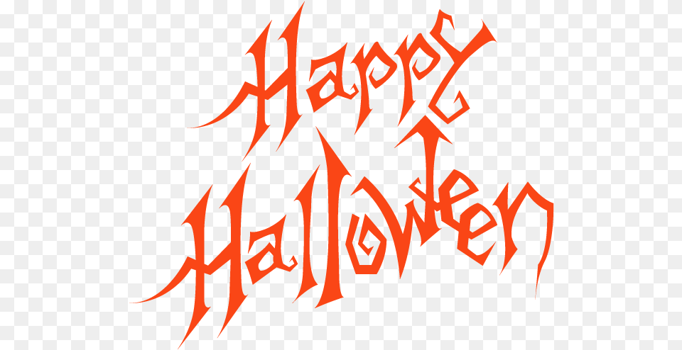 Happy Halloween Text, Calligraphy, Handwriting, Person Free Png