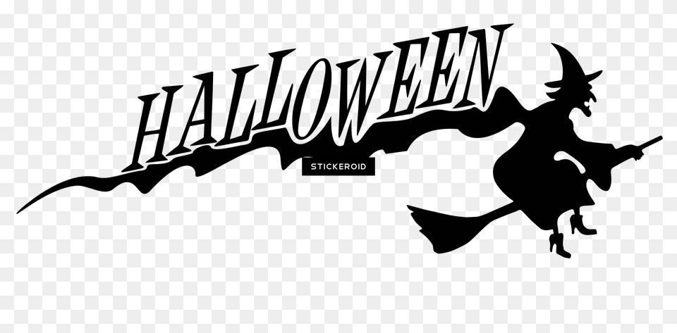 Happy Halloween Text Halloween Designs, Stencil, Silhouette, Book, Publication Free Transparent Png