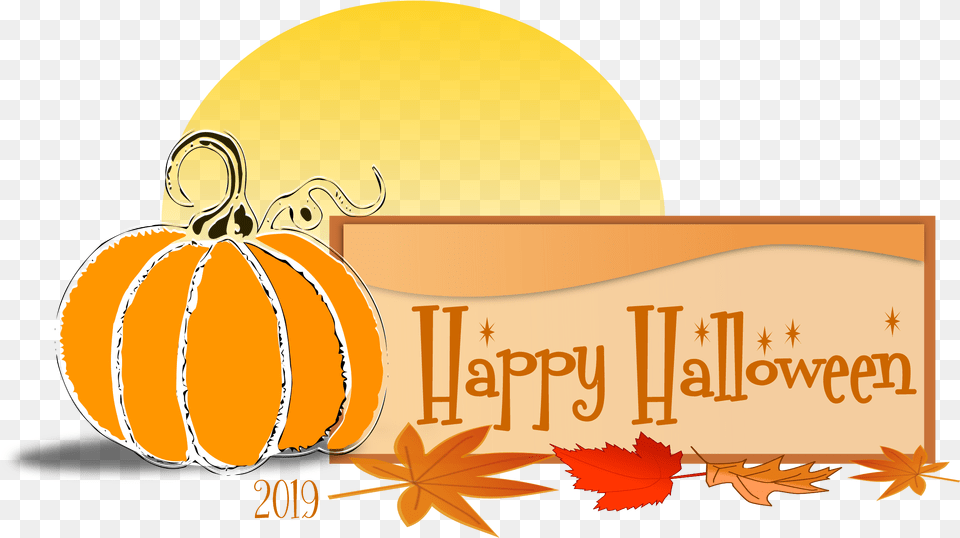 Happy Halloween Background Fall Clip Art, Countryside, Rural, Pumpkin, Produce Free Transparent Png