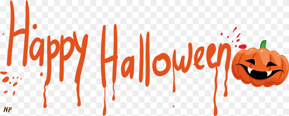 Happy Halloween Transparent Transparent Happy Halloween Graphics Transparent, Food, Plant, Produce, Pumpkin Free Png