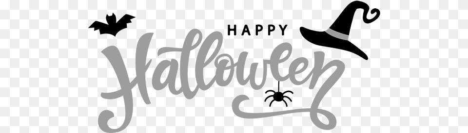Happy Halloween Typography Happy Halloween Transparent Background, Handwriting, Text, Calligraphy Free Png Download