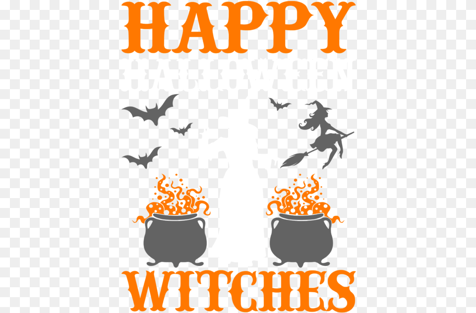 Happy Halloween Witches Throw Pillow, Book, Publication, Advertisement, Baby Png