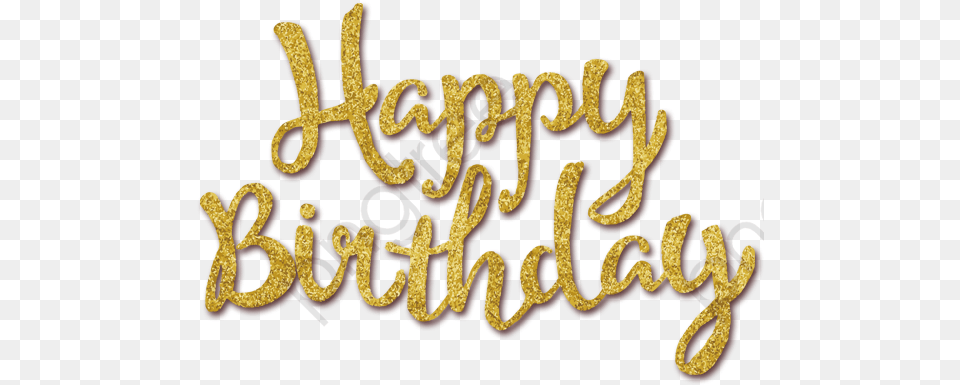 Happy Halloween Word Gold Happy Birthday, Text, Calligraphy, Handwriting, Dynamite Free Png Download