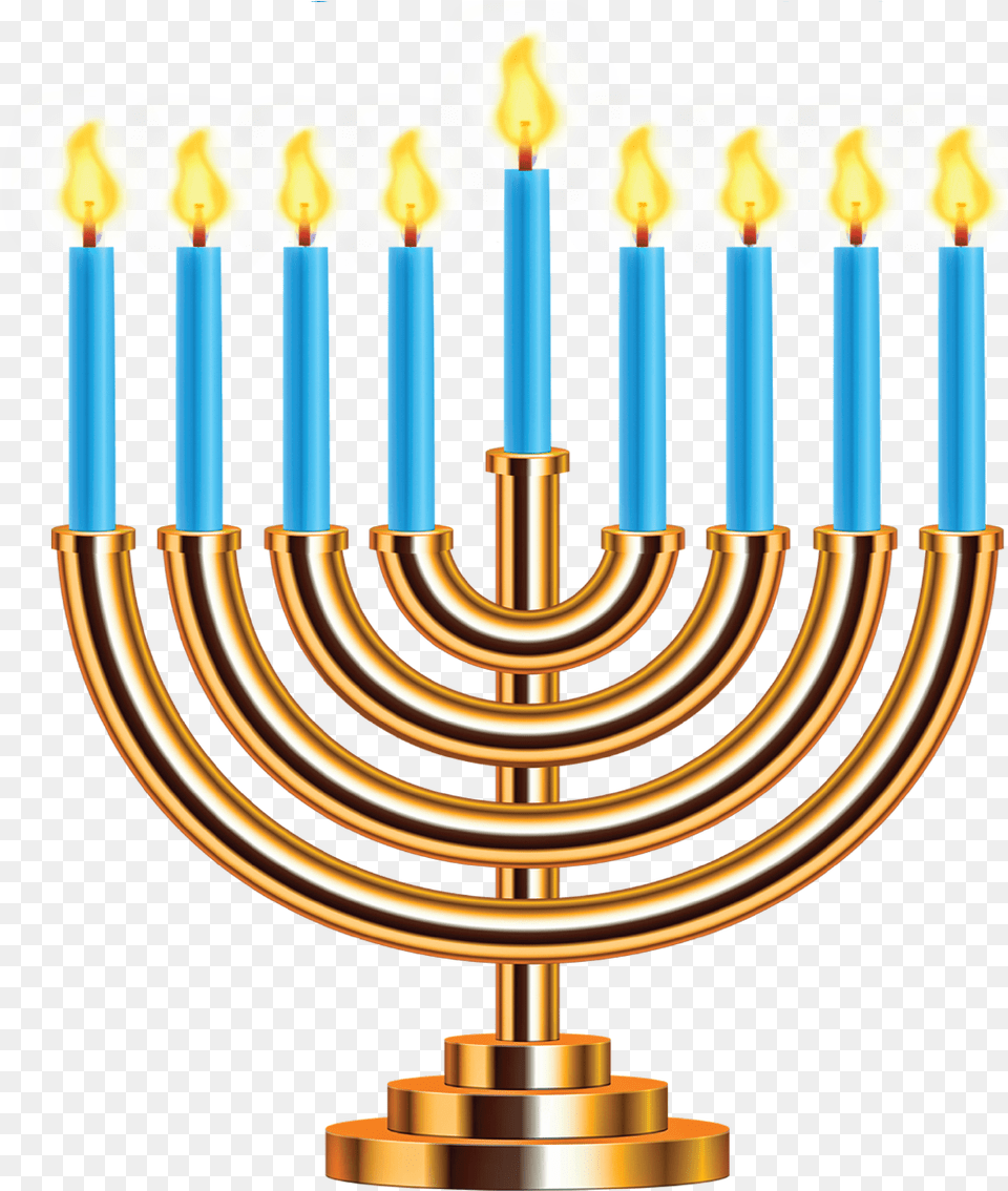 Happy Hanukkah, Festival, Hanukkah Menorah, Candle Free Png