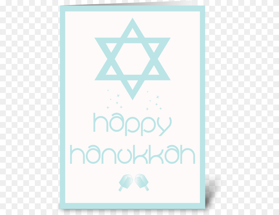 Happy Hanukkah Greeting Card God Bless You Israel, Symbol, Star Symbol Free Transparent Png