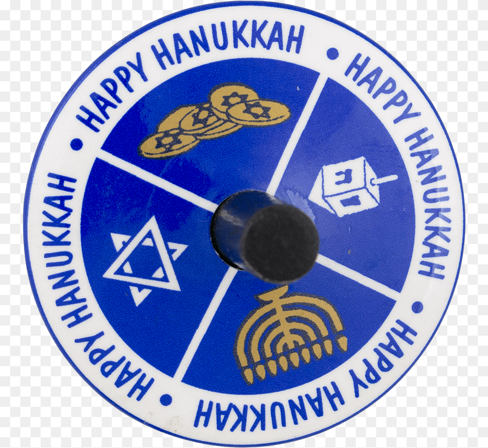 Happy Hanukkah Innovative Button Museum Tolerance Bumper Sticker, Symbol, Badge, Logo, Animal Free Transparent Png