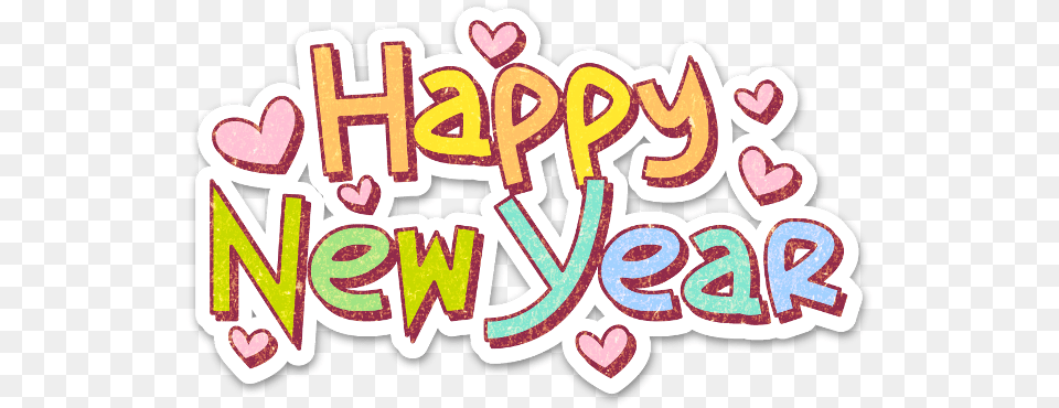 Happy Happy New Year 2018 Transparent, Sticker, Art, Dynamite, Weapon Free Png