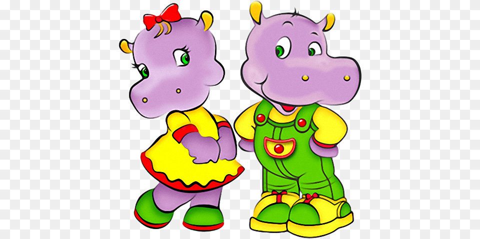 Happy Hippos Png Image