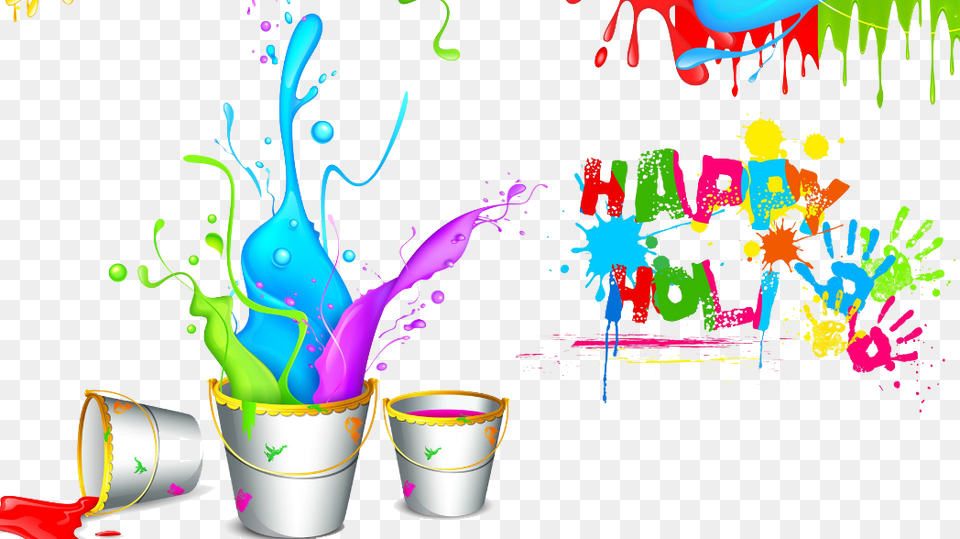 Happy Holi, Art, Graphics, Person, Paint Container Free Transparent Png