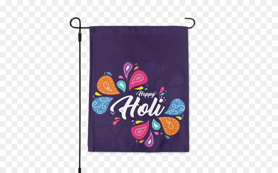 Happy Holi Garden Flagtitle Happy Holi Garden Flag Holi 2019 Hd Download, Blackboard Free Transparent Png