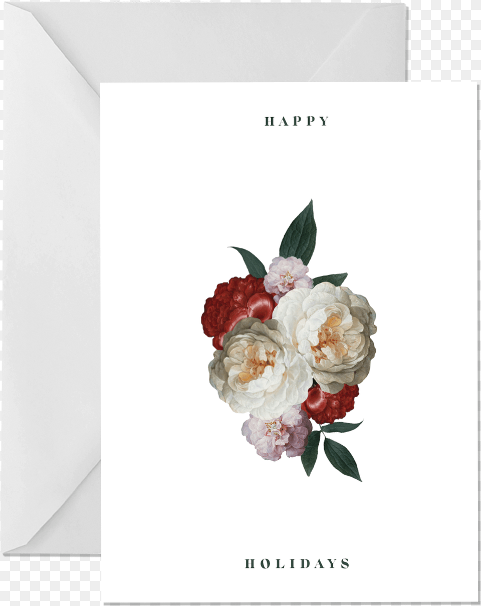 Happy Holidays, Rose, Envelope, Plant, Flower Png Image