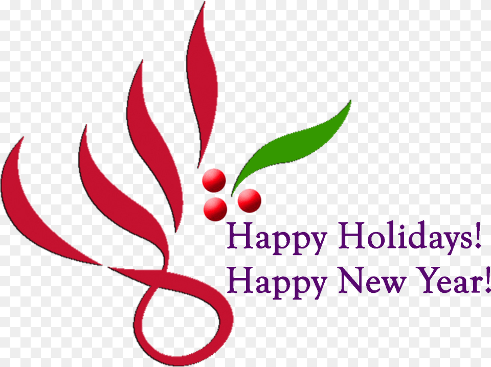 Happy Holidays Amp Happy New Year, Art, Graphics, Produce, Food Png