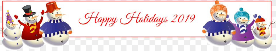 Happy Holidays Banner, Nature, Outdoors, Winter, People Png Image
