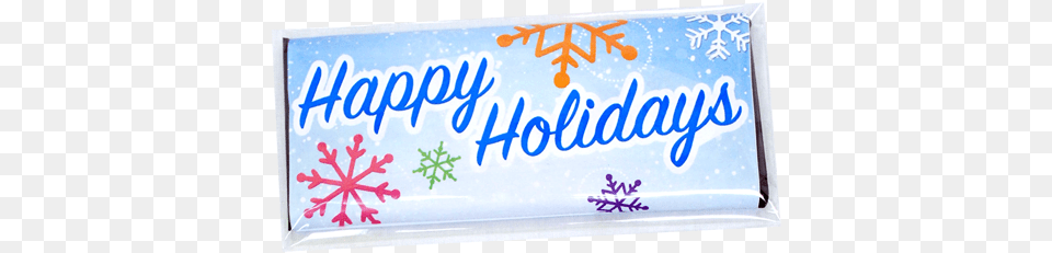 Happy Holidays Candy Bar Wrappers 39happy Block Signs By Adams Amp Co 39happy, Nature, Outdoors, Snow, Blackboard Free Png
