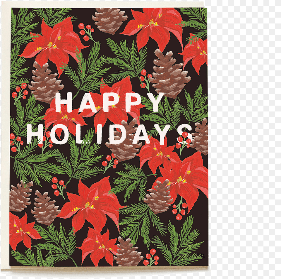 Happy Holidays Card Door Mat, Graphics, Art, Poster, Advertisement Free Png Download