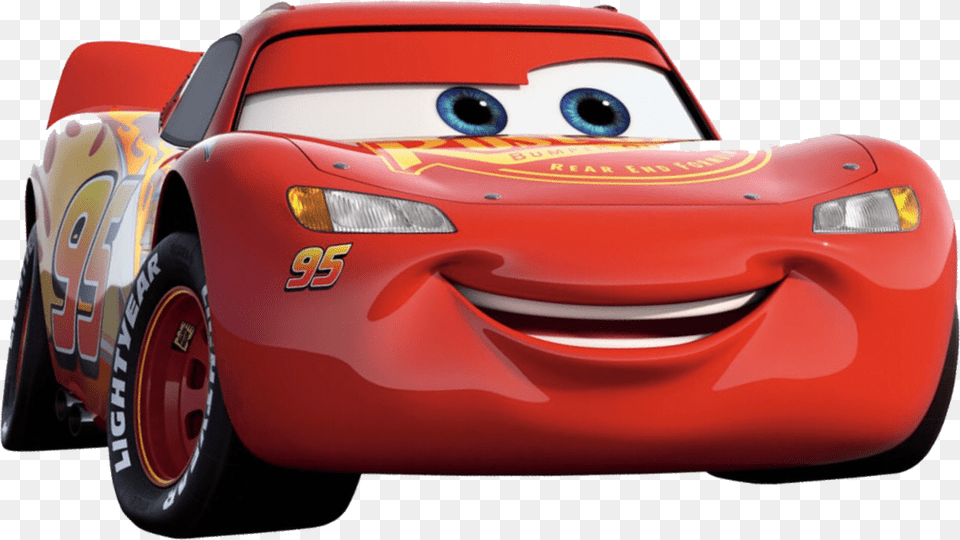 Happy Holidays Cars 3 Lightning Mcqueen, Car, Sports Car, Transportation, Vehicle Free Png Download