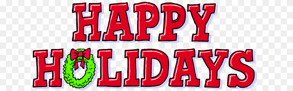 Happy Holidays Clip Art Holiday Clipart, Text, Banner, Person Png Image