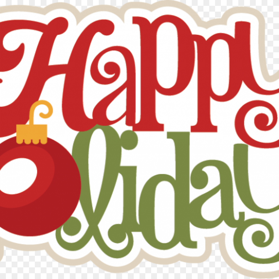 Happy Holidays Clipart Free Free Clipart Download, Text, Dynamite, Weapon Png Image