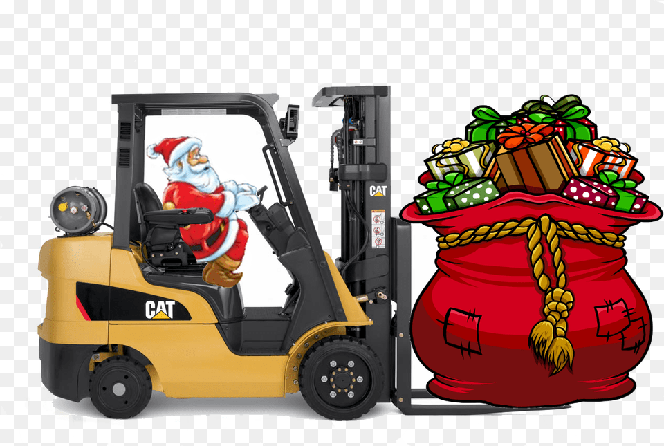 Happy Holidays Forklift University Background, Machine, Baby, Person, Wheel Free Transparent Png