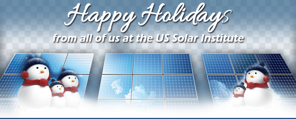 Happy Holidays From Us Solar Institute Paddle Tennis, Outdoors, Electrical Device, Nature, Solar Panels Png Image