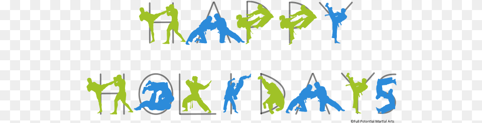 Happy Holidays Martial Arts Silhouettes Happy Holidays Martial Arts, Person, Martial Arts, Sport, Face Png