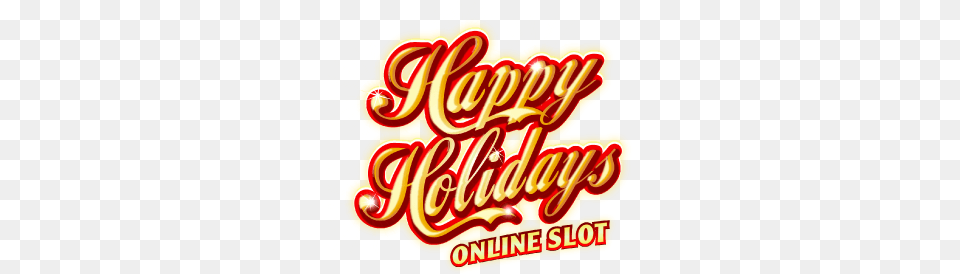 Happy Holidays Slot Game, Dynamite, Weapon, Advertisement, Text Png Image