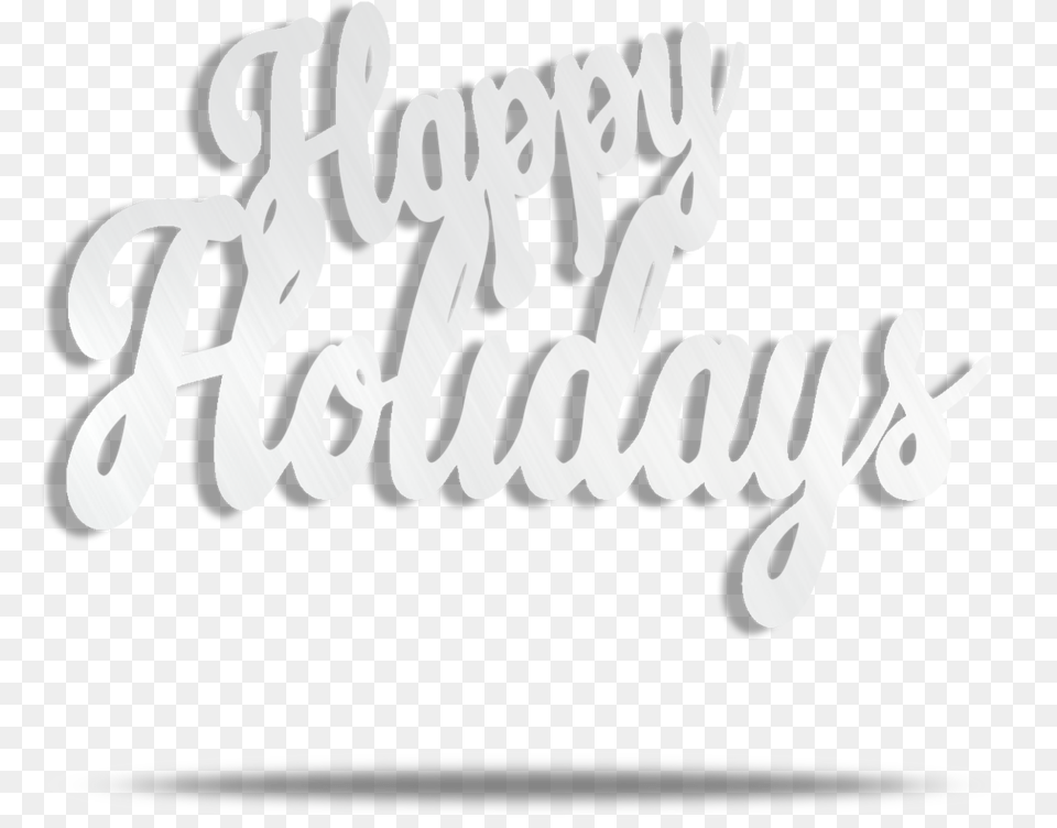 Happy Holidays White U0026 Clipart Download White Happy Holidays, Calligraphy, Handwriting, Text Free Transparent Png