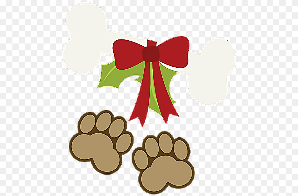 Happy Holidays Xmas Christmas Paws Puppy Pet Dog Bone Santa Paws Clipart, Toy, Rattle Free Png Download