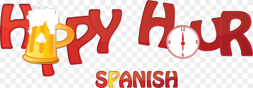 Happy Hour Spanish Logo Download, Cup, Alcohol, Beer, Beverage Free Transparent Png