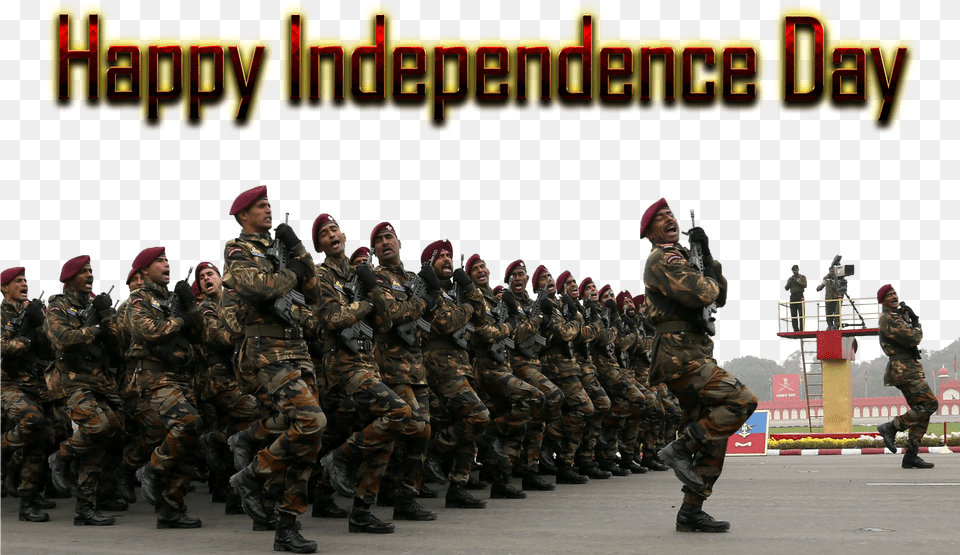 Happy Independence Day, Army, Military, Military Uniform, People Free Png Download