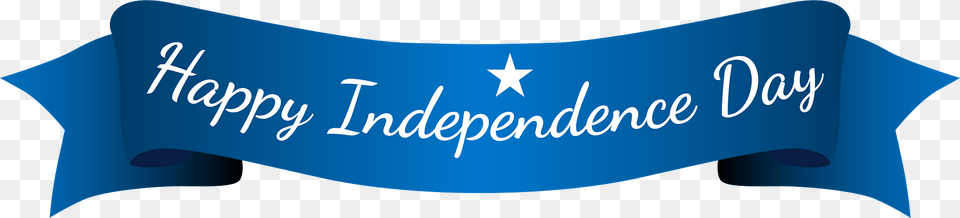 Happy Independence Day Blue Banner, Text Free Png