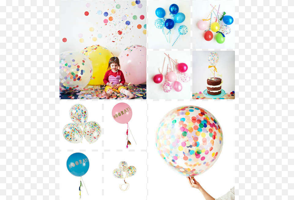 Happy Jumbo Confetti Balloon, Person, People, Party, Fun Free Png Download