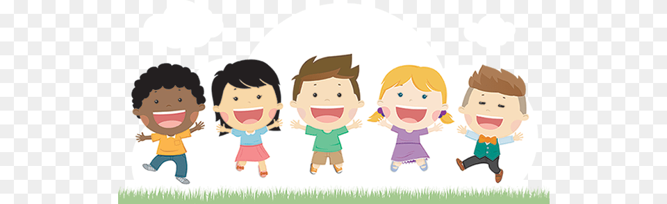 Happy Kids Illustration Illustration, Outdoors, Baby, Nature, Person Png Image