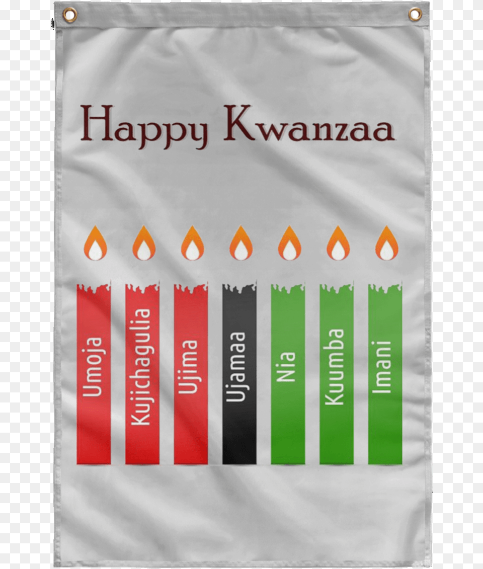 Happy Kwanzaa 7 Principles Wall Flag Referee Voodoo Doll, Advertisement, Poster, Banner, Text Png Image