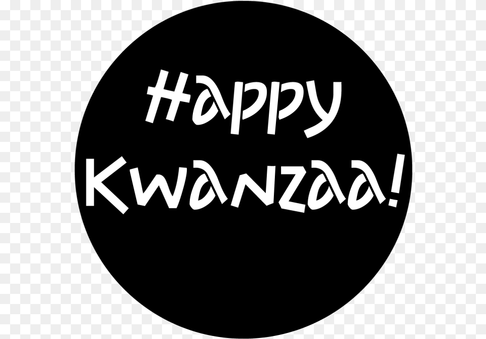 Happy Kwanzaa Steel Gobo Me 3317 Happy Kwanzaa Black And White, Text, Dynamite, Weapon Free Png