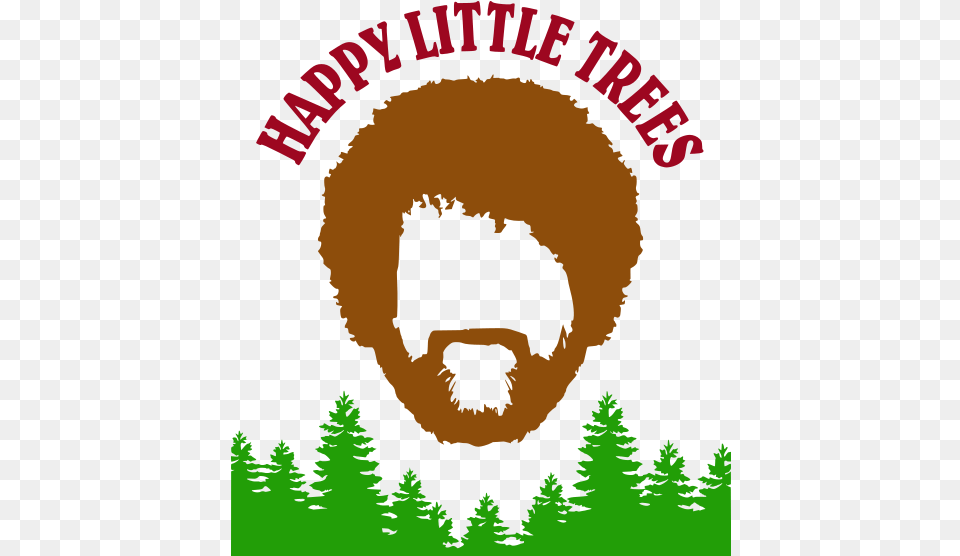 Happy Little Trees Funny Poster 12x18 Mcnay Art Museum, Logo, Plant, Tree, Vegetation Free Png Download