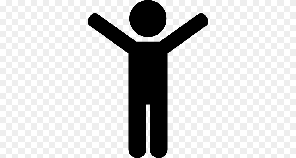 Happy Man, Sign, Symbol, Cross Free Transparent Png