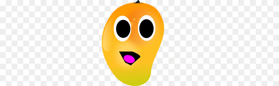 Happy Mango Clip Art, Mask Free Png