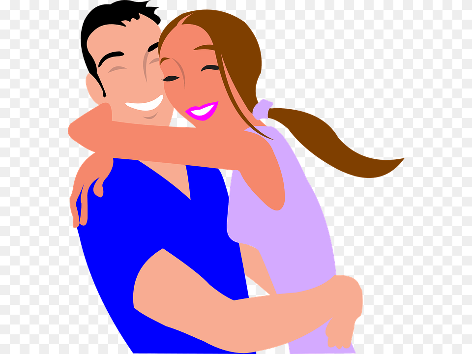 Happy Married Couple Clipart, Adult, Female, Person, Woman Free Png