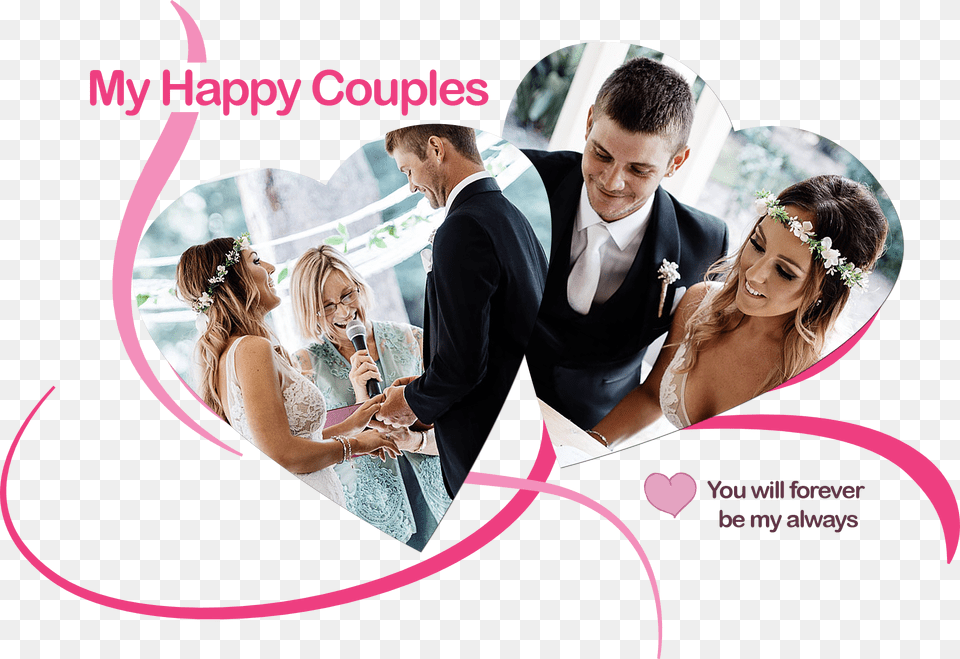 Happy Married Couples Wedding, Formal Wear, Adult, Suit, Person Free Png